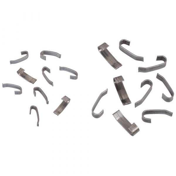 J-clips, zink-alu coating 6mm (per kg)