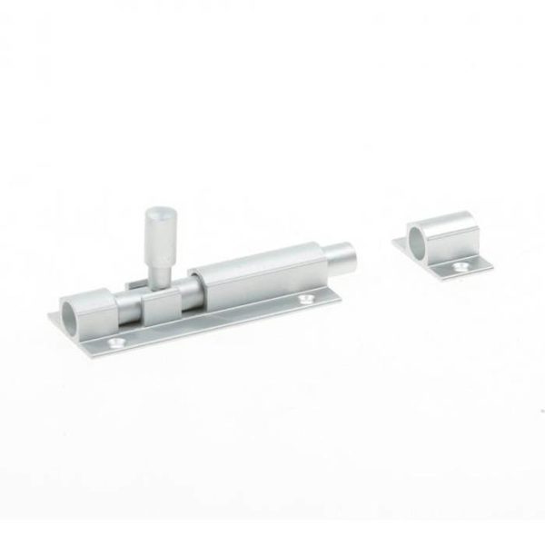 Grendel schuif aluminium - 80mm