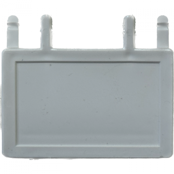 Klepje plastic wit