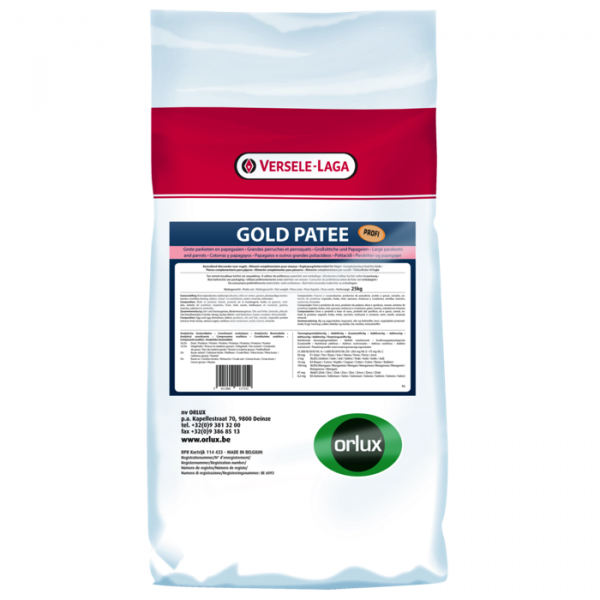 Orlux PROFI Gold Patee Grote Parkieten & Papegaaien 25kg*