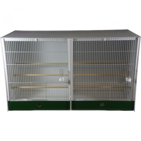 JH Kunststof winkelkooi 102x60x40, 2-delig*