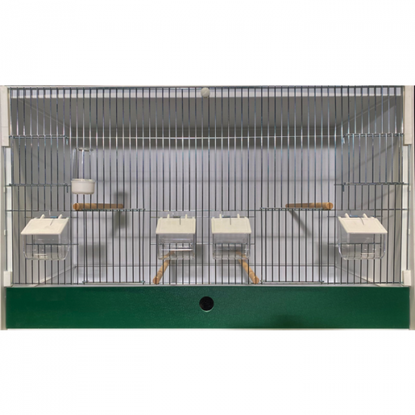 JH kunststof kweekkooi  82,5x50x40 1-delig 2 Dr 4 klep 2 Nk dr*