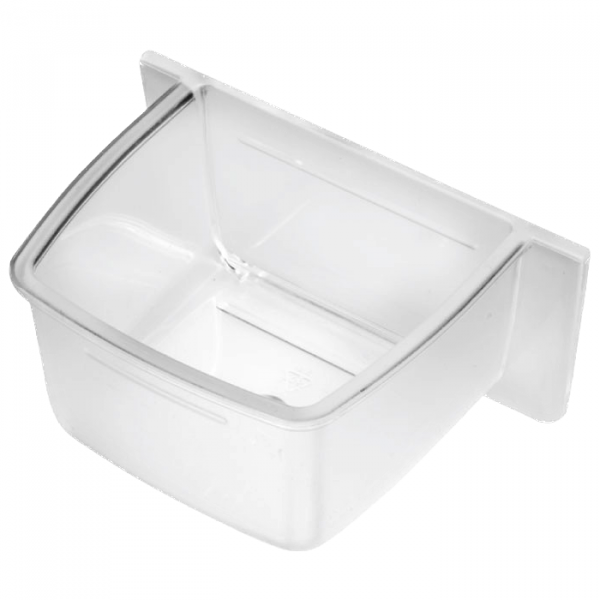 Papegaaipot halfrond lip transparant (M007)