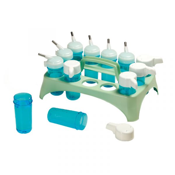 Plastic houder voor 12 fonteinen Beige (I117) - Afbeelding 2