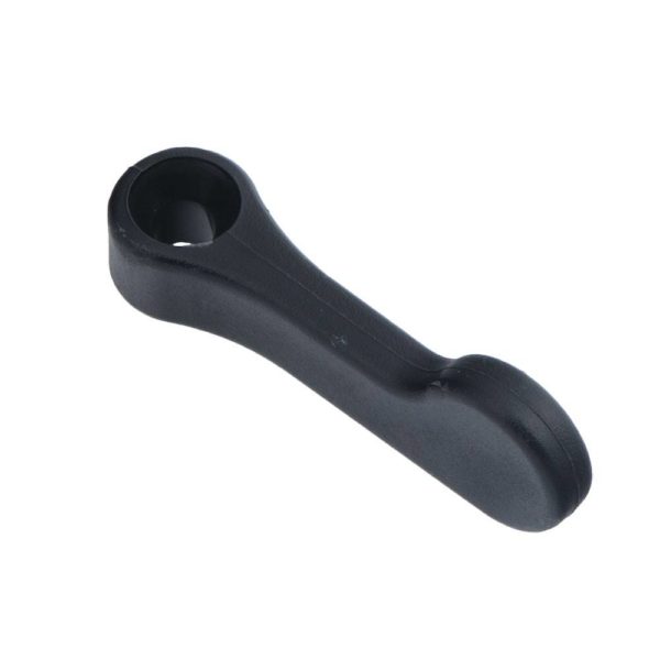 Grendel draai plastic - Zwart (RAL 9005) 50mm