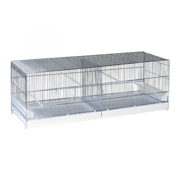 Italiaanse draadkooi 120x40x44cm 2-delig / Cova (I129)*