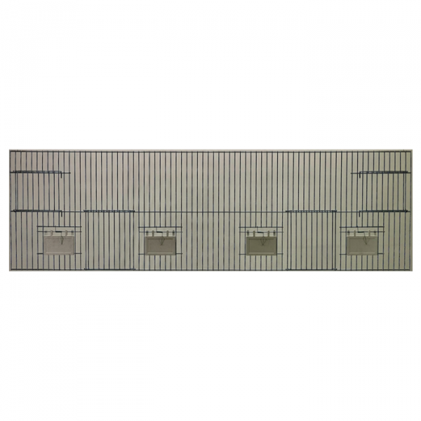 Voorfront 100x30 - 2 dr + 4 klep + 2 nk-dr