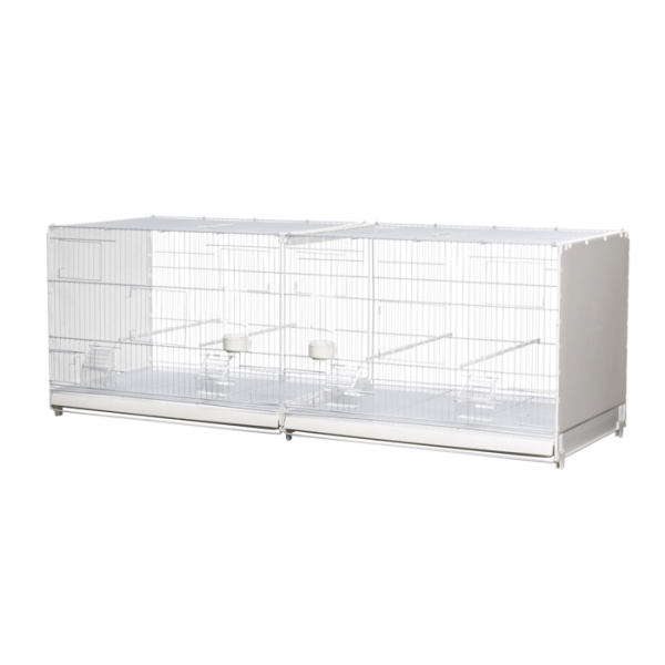 Italiaanse draadkooi 122x42x44,5cm 2-delig / Bormio (401)*