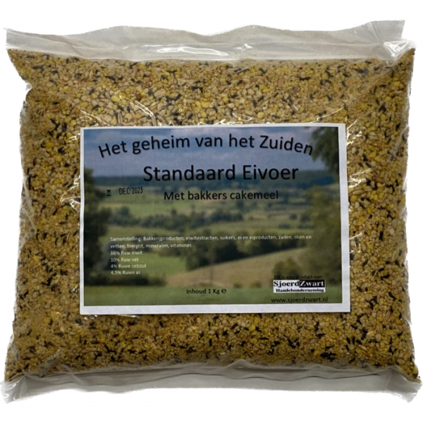 Het geheim van het Zuiden Standaard Eivoer 1kg - Sjoerd Zwart