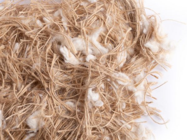 Nestmateriaal jute mix met actieve formule 500gr