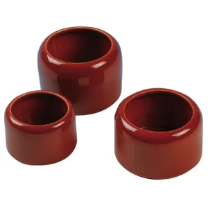 Eetpotjes steen 10x10x5cm (doosje van 12 stuks)