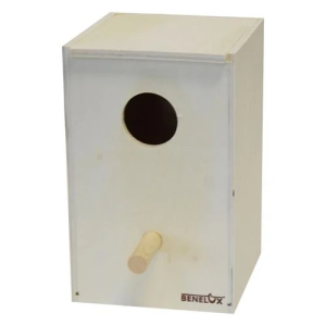 Benelux Parkietenbak hout groot 15,5x21,5x24,5cm